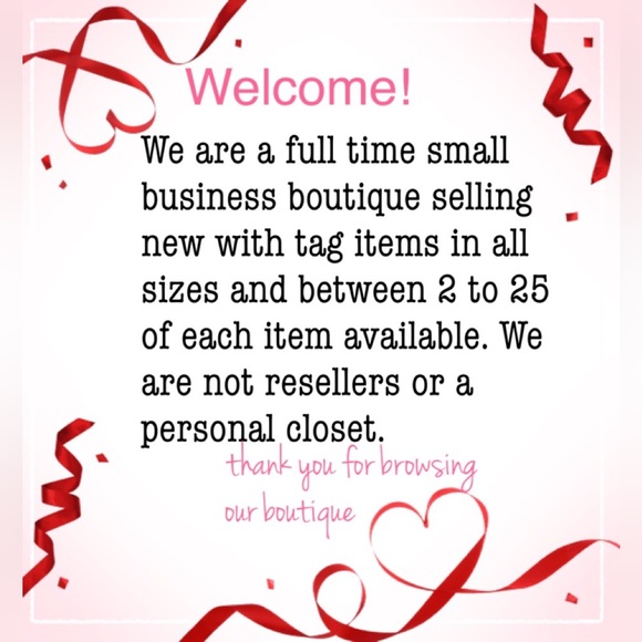 𝙋𝙡𝙚𝙖𝙨𝙚 𝙧𝙚𝙖𝙙 10% off 2 + Come in and browse our 6000 NWT items - Picture 4 of 4